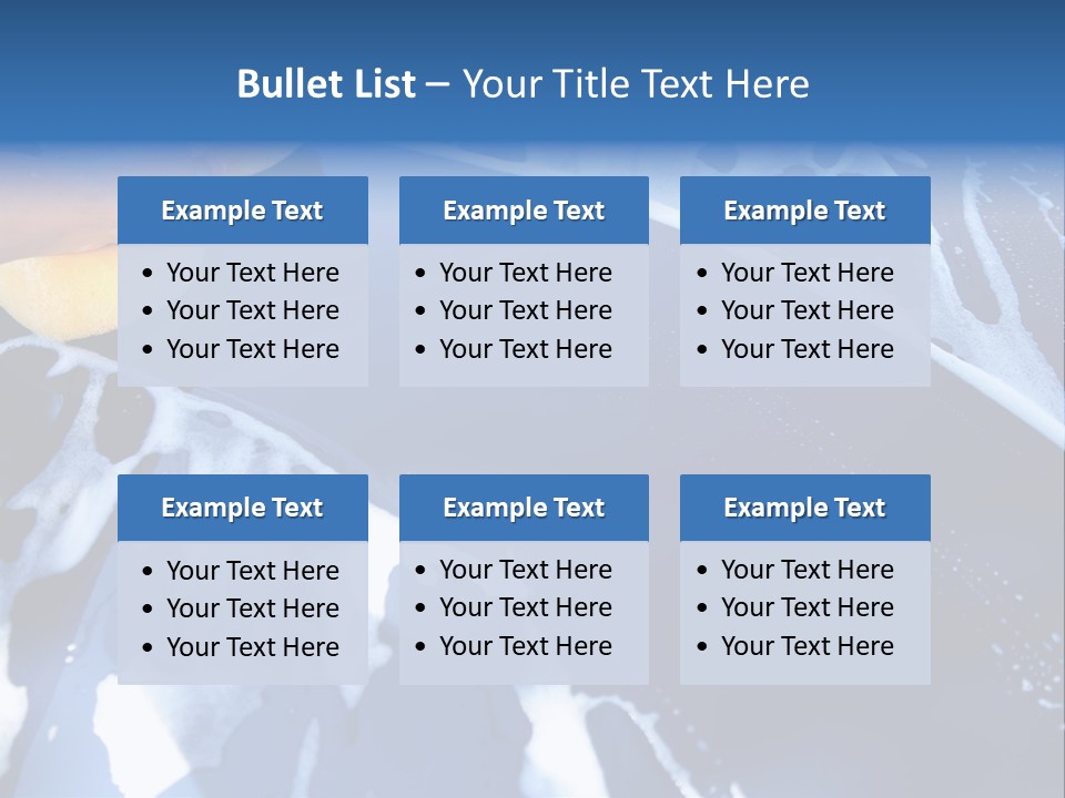 Detergent Foam Industry PowerPoint Template