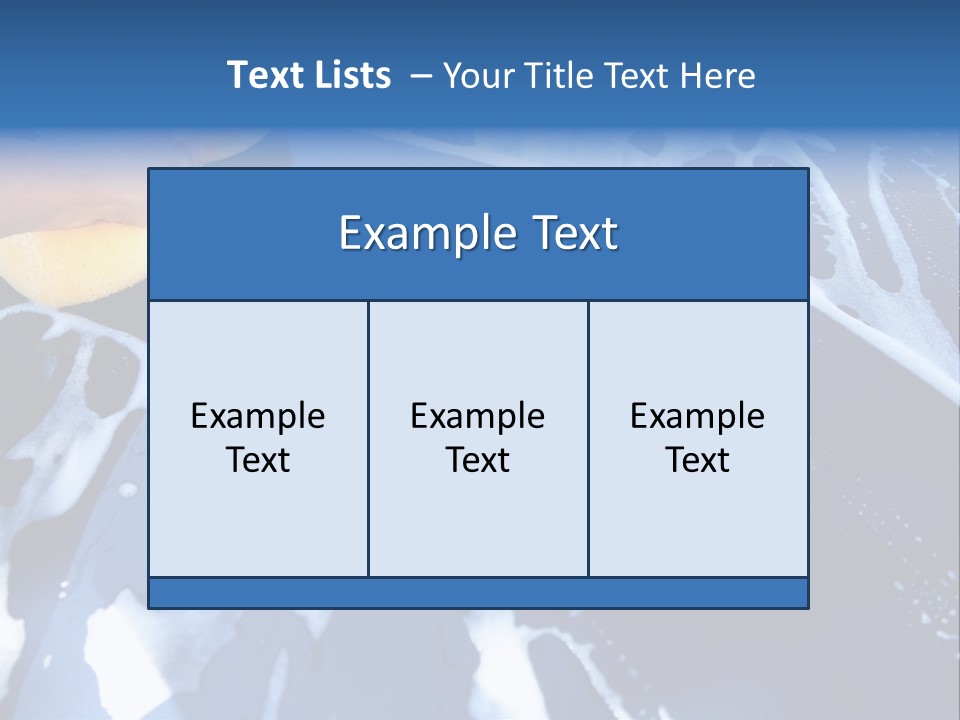 Detergent Foam Industry PowerPoint Template