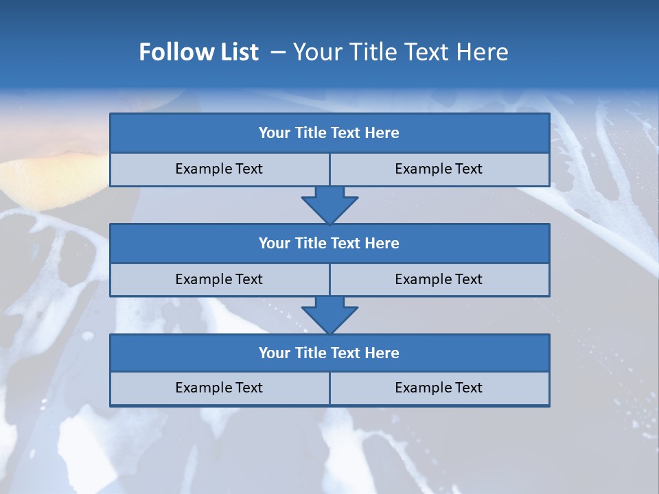 Detergent Foam Industry PowerPoint Template