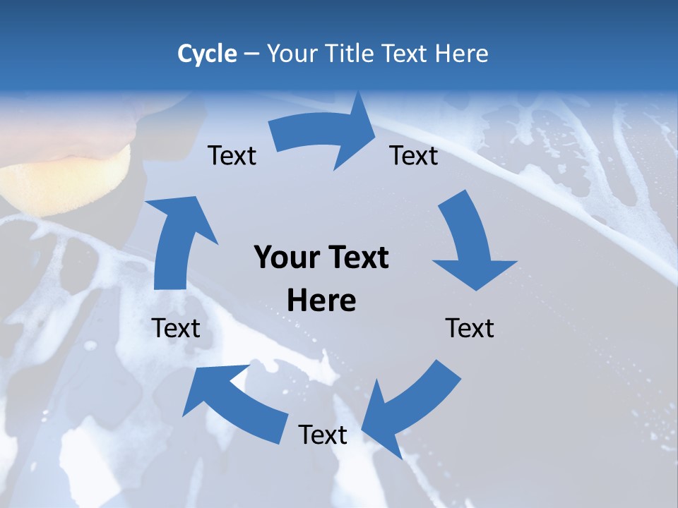Detergent Foam Industry PowerPoint Template