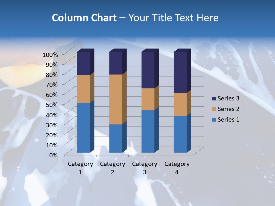 Detergent Foam Industry PowerPoint Template