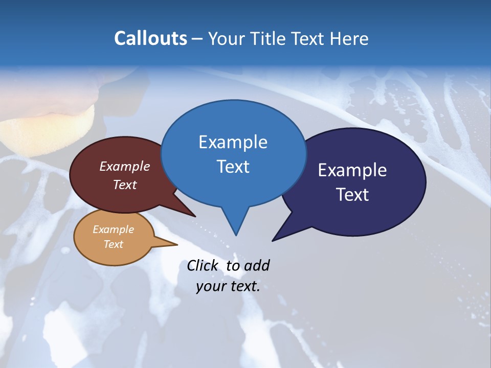 Detergent Foam Industry PowerPoint Template
