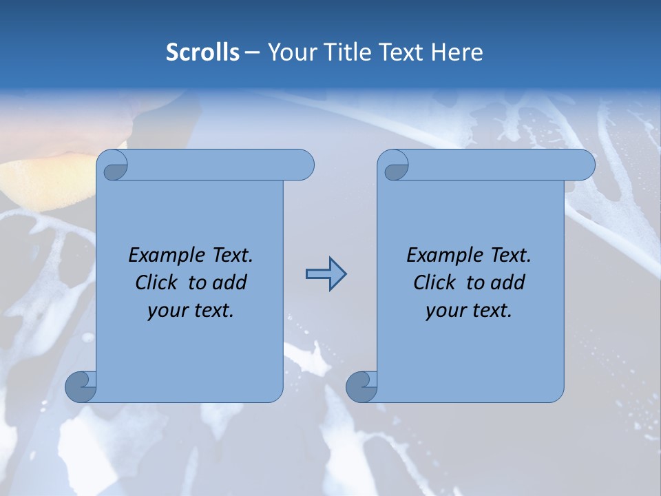 Detergent Foam Industry PowerPoint Template