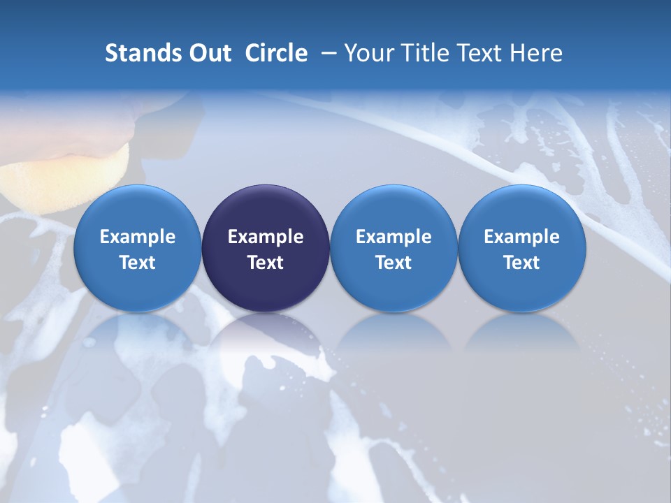 Detergent Foam Industry PowerPoint Template