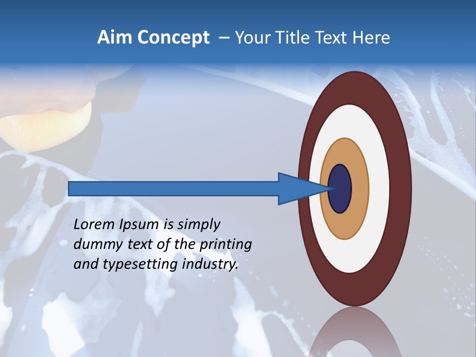 Detergent Foam Industry PowerPoint Template