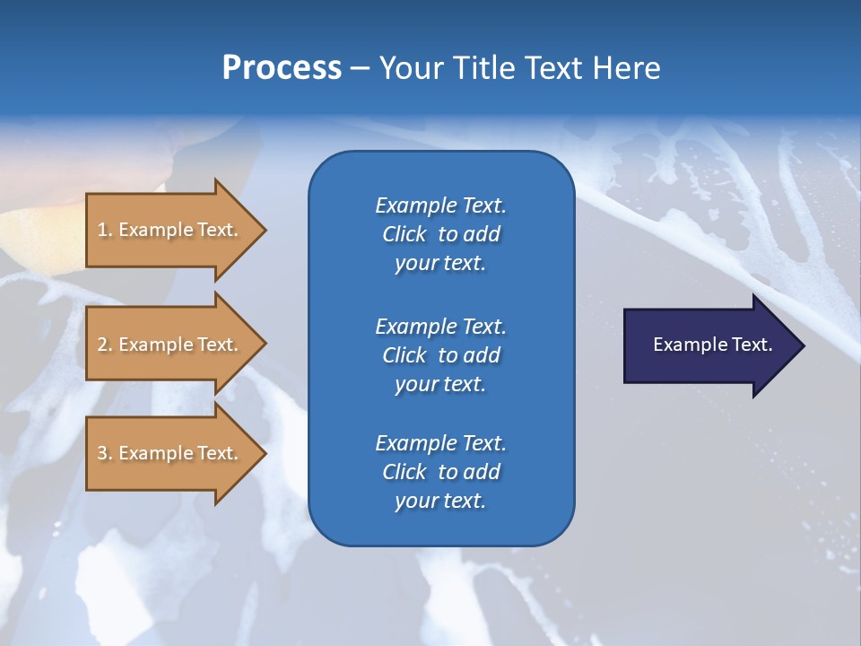 Detergent Foam Industry PowerPoint Template