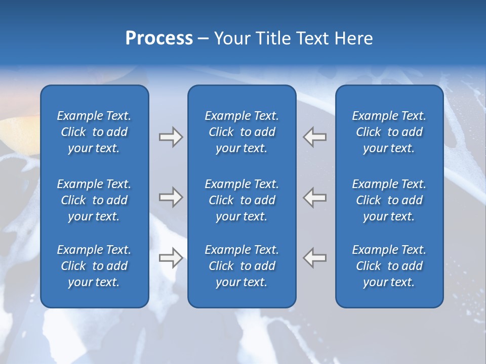 Detergent Foam Industry PowerPoint Template