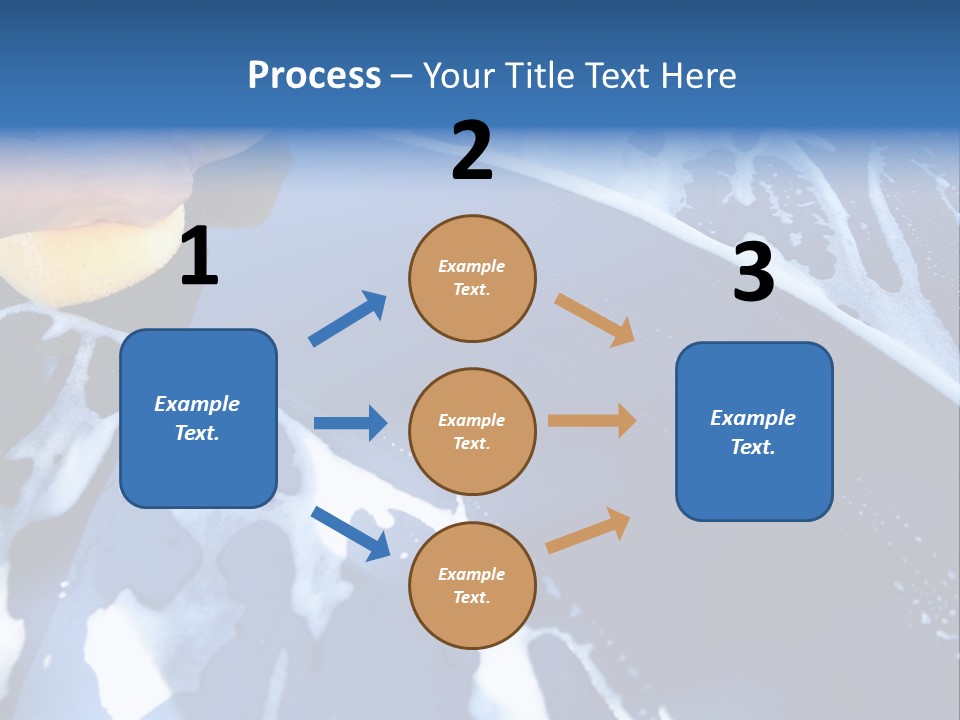 Detergent Foam Industry PowerPoint Template