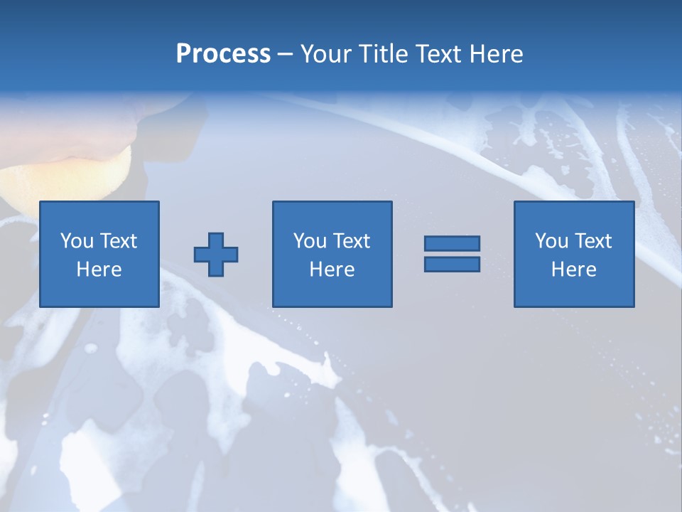 Detergent Foam Industry PowerPoint Template