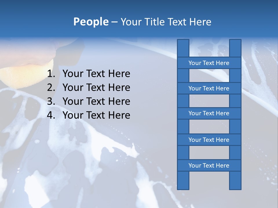 Detergent Foam Industry PowerPoint Template