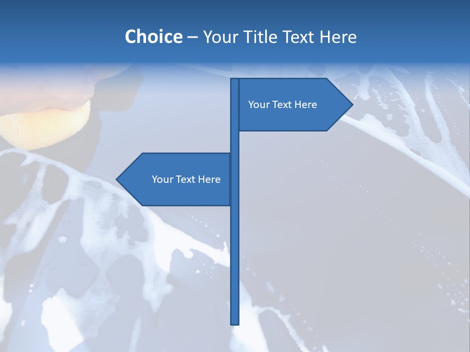 Detergent Foam Industry PowerPoint Template