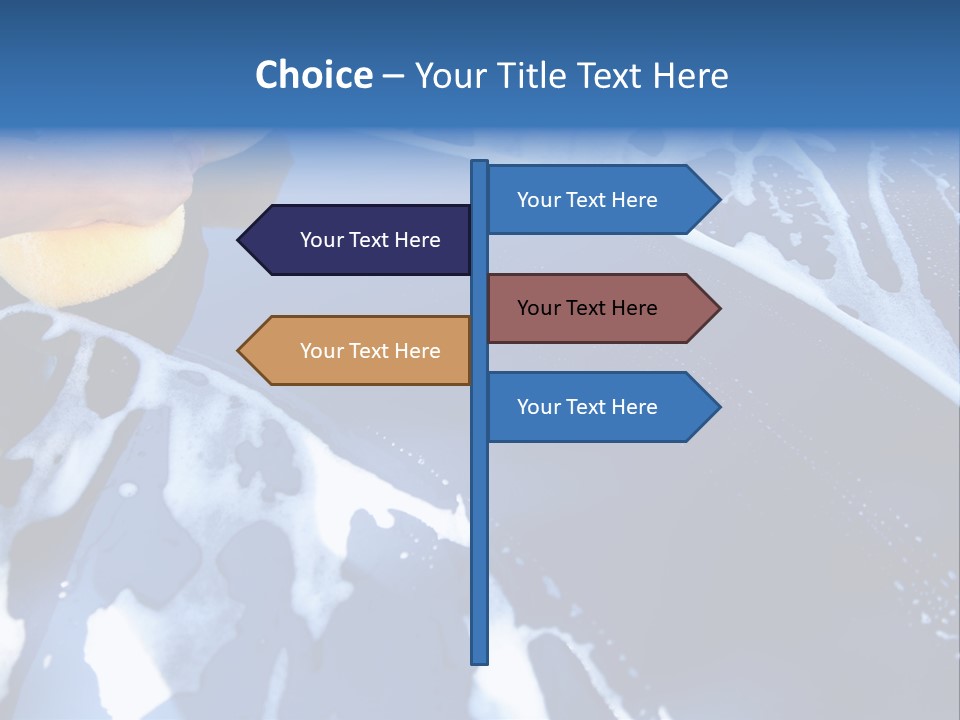 Detergent Foam Industry PowerPoint Template