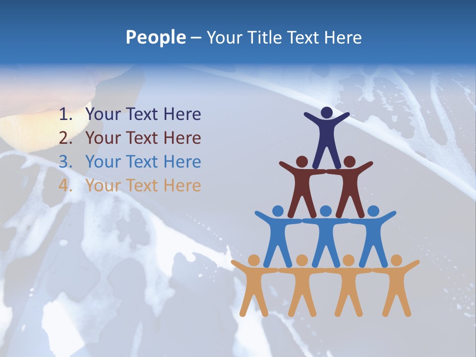 Detergent Foam Industry PowerPoint Template