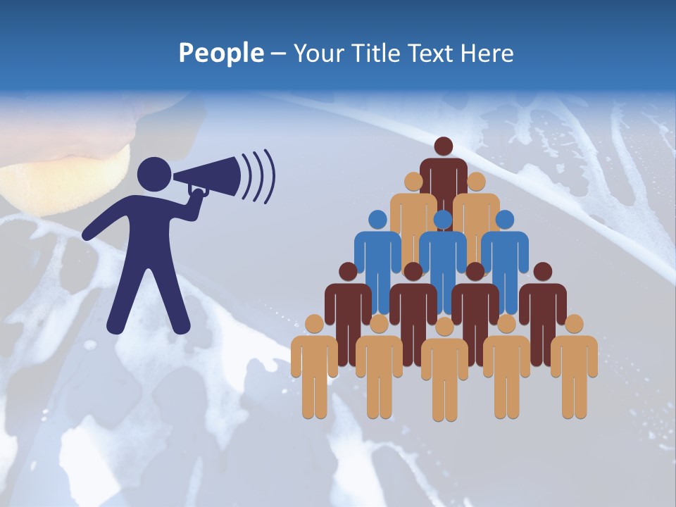 Detergent Foam Industry PowerPoint Template