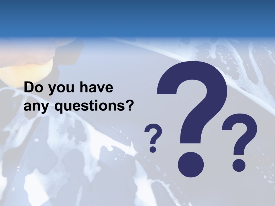 Detergent Foam Industry PowerPoint Template