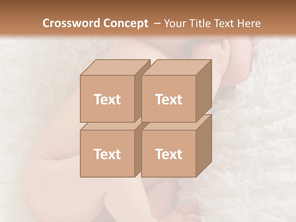 Skin Baby Sleeping Young PowerPoint Template