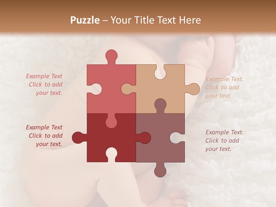 Skin Baby Sleeping Young PowerPoint Template