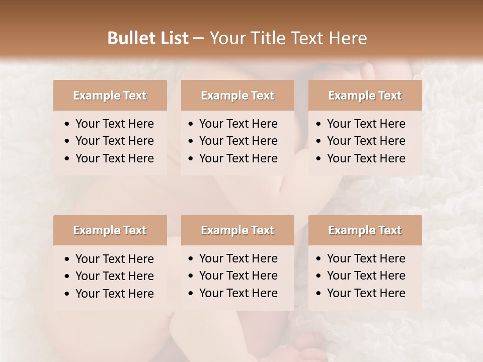 Skin Baby Sleeping Young PowerPoint Template