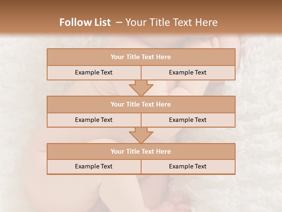 Skin Baby Sleeping Young PowerPoint Template