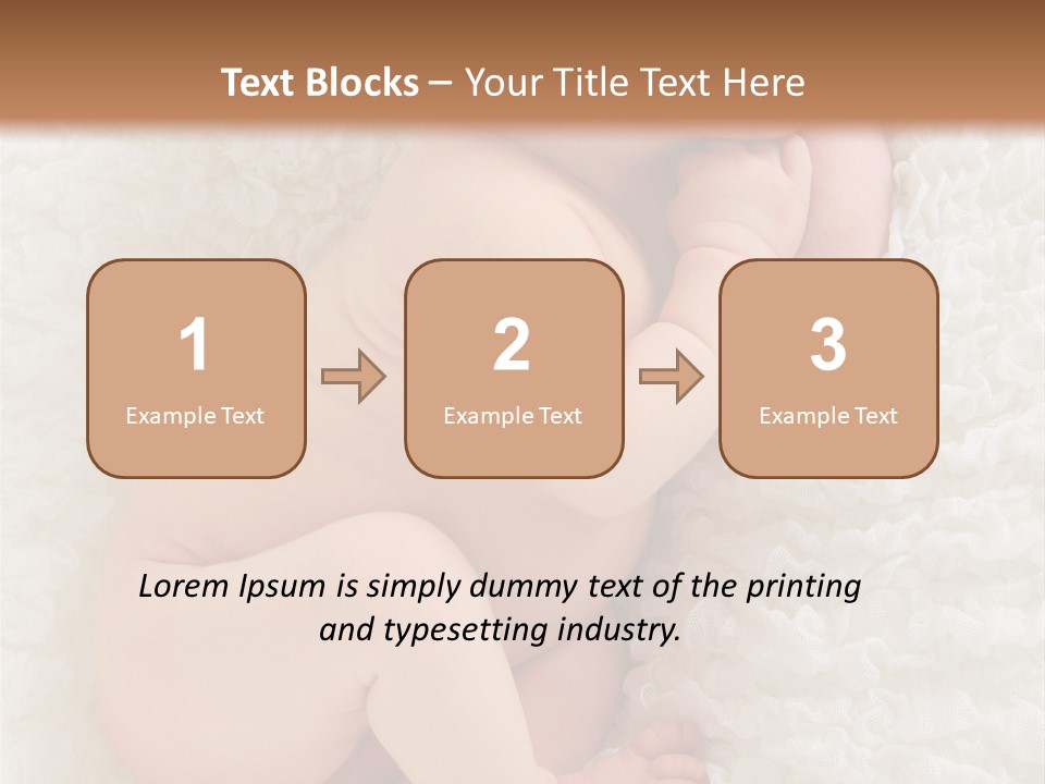 Skin Baby Sleeping Young PowerPoint Template