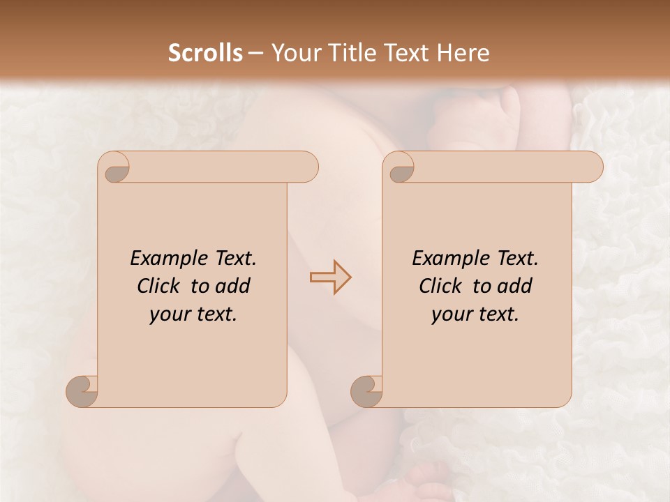 Skin Baby Sleeping Young PowerPoint Template