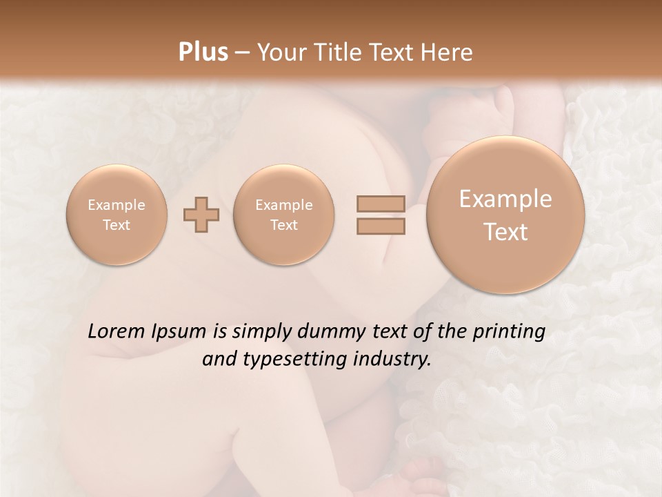 Skin Baby Sleeping Young PowerPoint Template