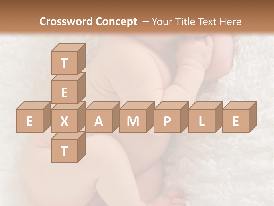 Skin Baby Sleeping Young PowerPoint Template