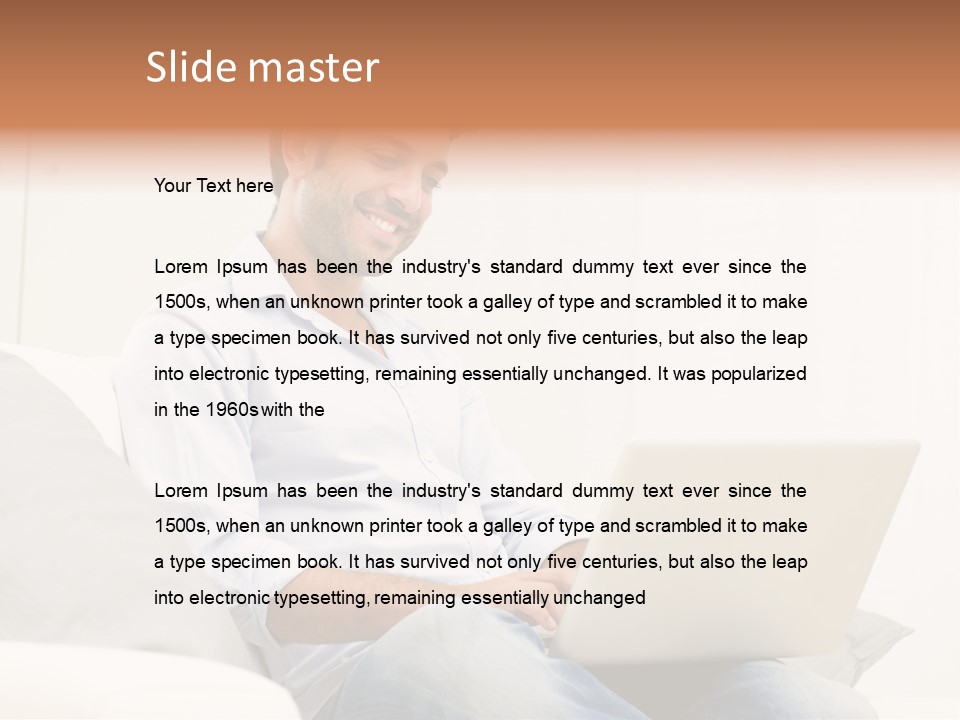 Notebook White Work PowerPoint Template