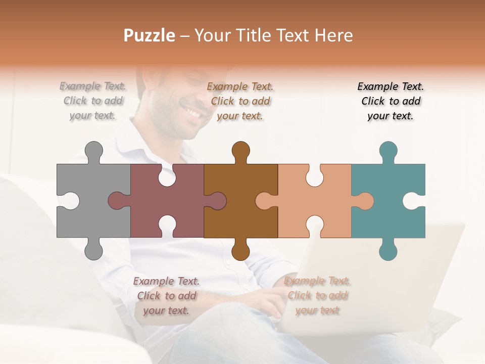 Notebook White Work PowerPoint Template