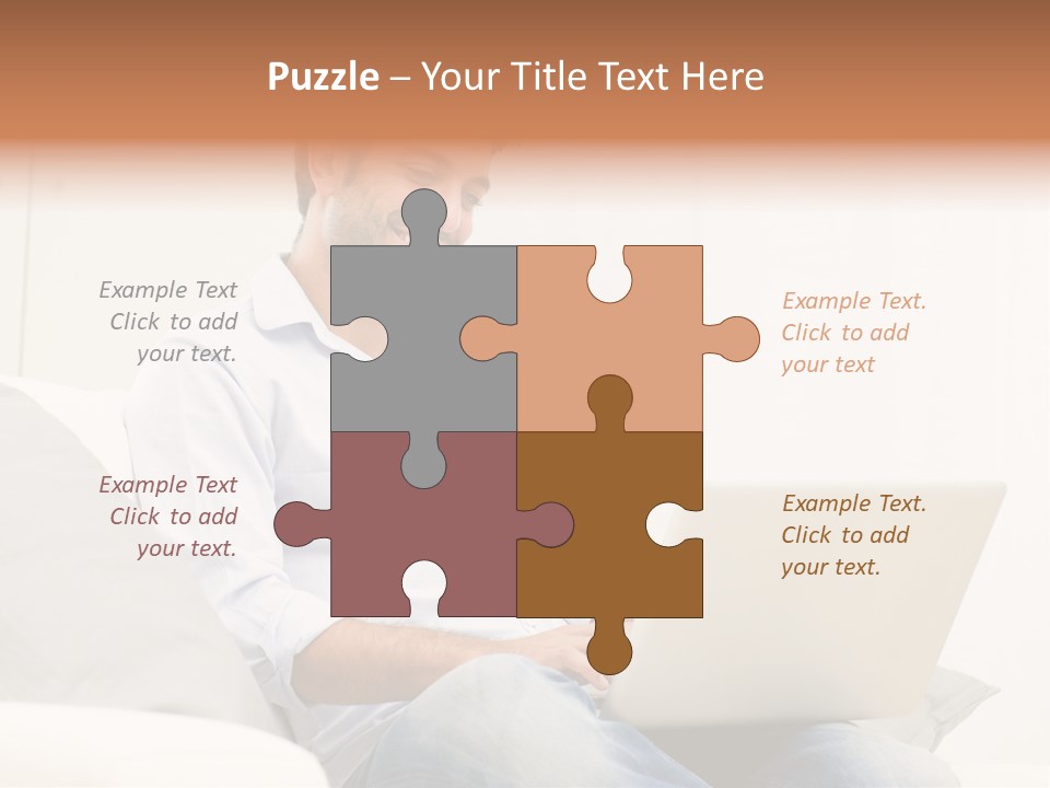 Notebook White Work PowerPoint Template