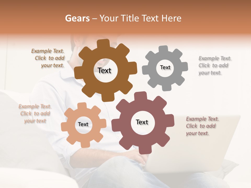 Notebook White Work PowerPoint Template