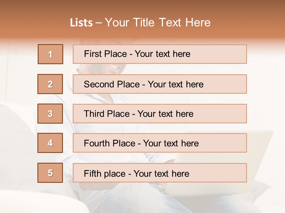 Notebook White Work PowerPoint Template