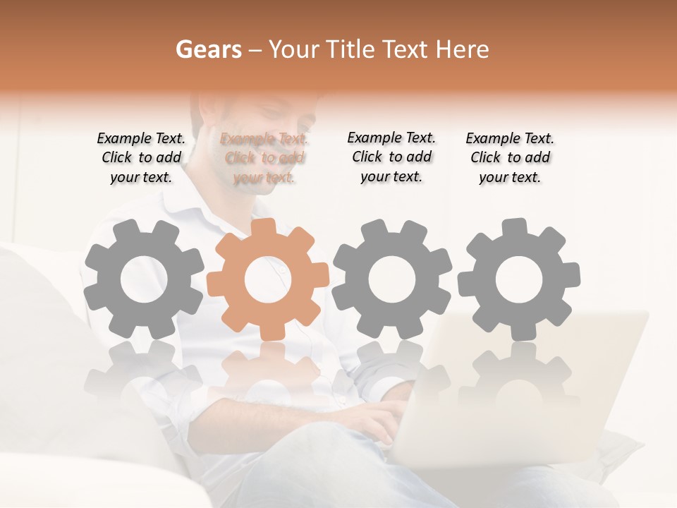 Notebook White Work PowerPoint Template