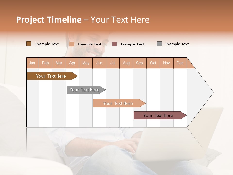 Notebook White Work PowerPoint Template