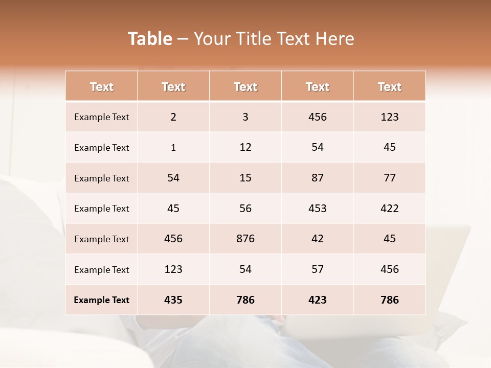 Notebook White Work PowerPoint Template