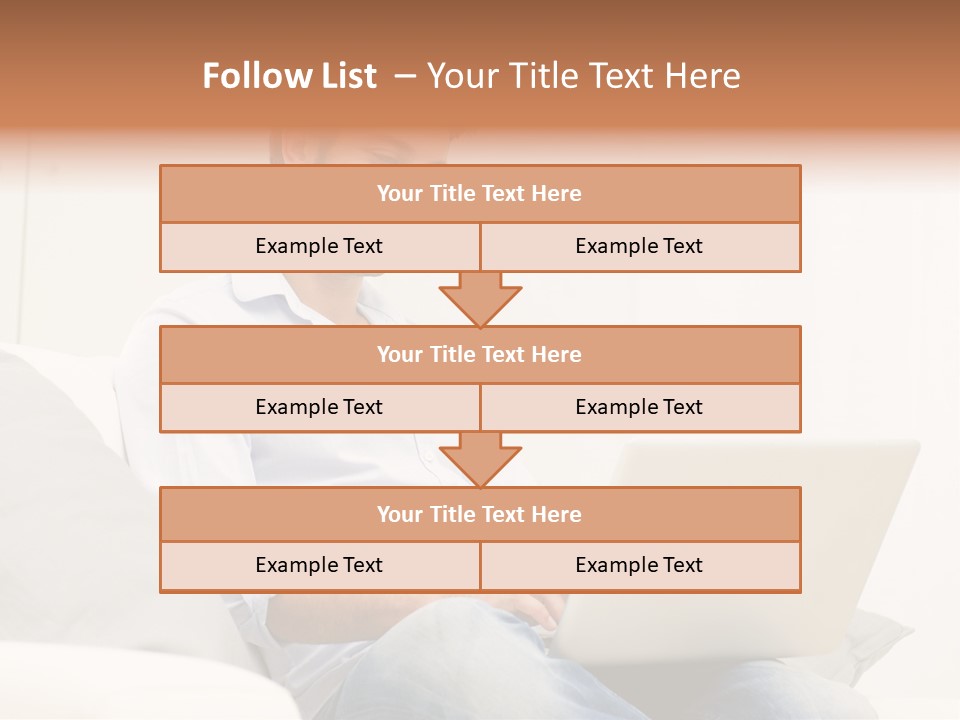Notebook White Work PowerPoint Template
