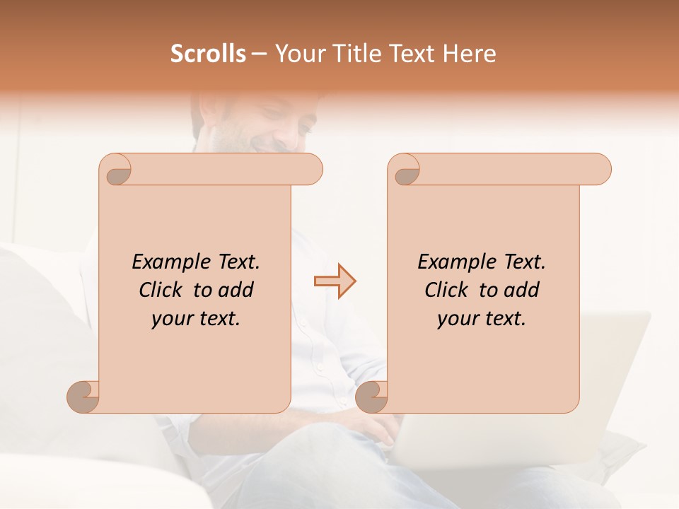 Notebook White Work PowerPoint Template