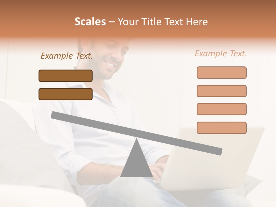 Notebook White Work PowerPoint Template