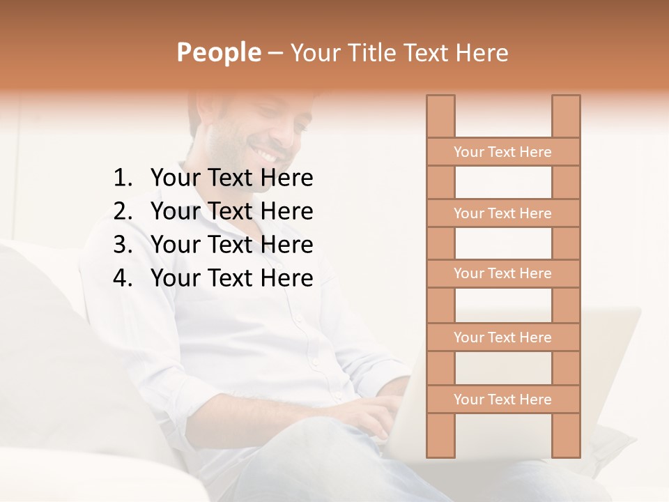 Notebook White Work PowerPoint Template