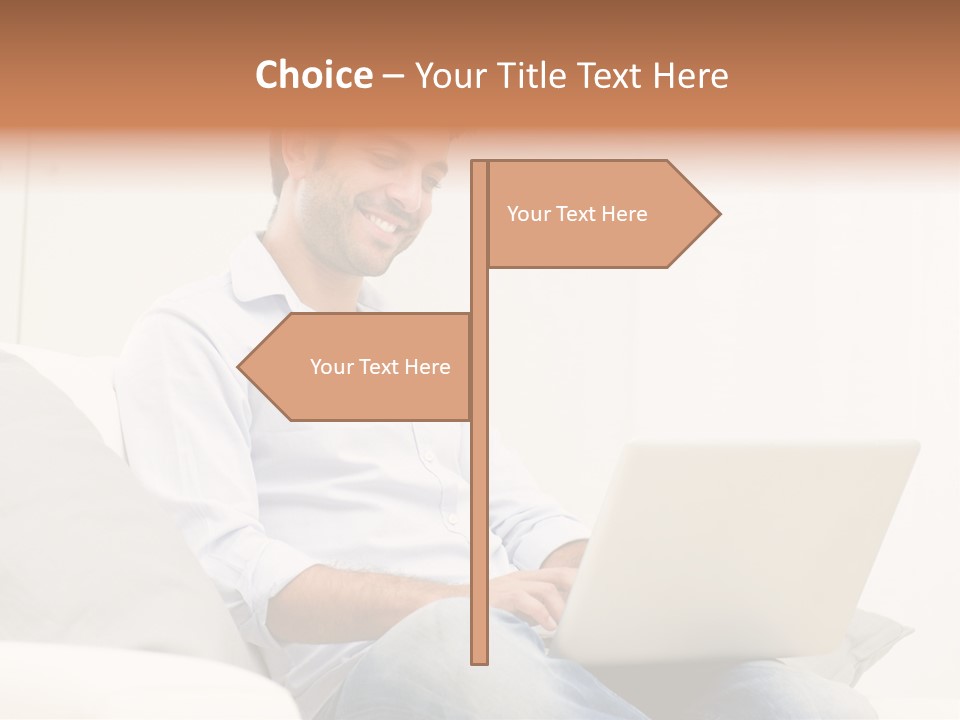 Notebook White Work PowerPoint Template