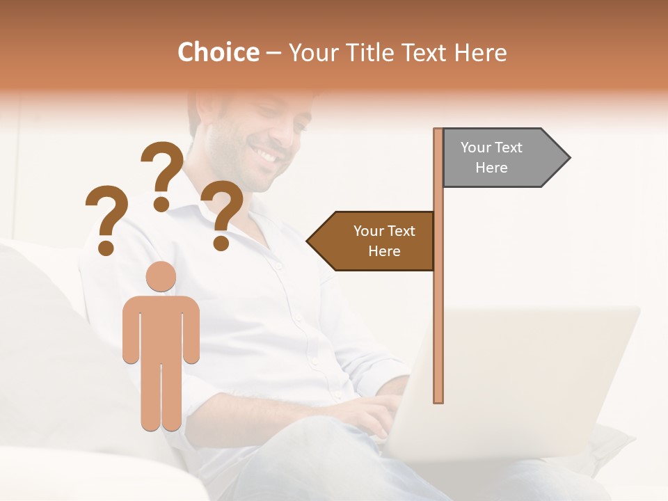 Notebook White Work PowerPoint Template