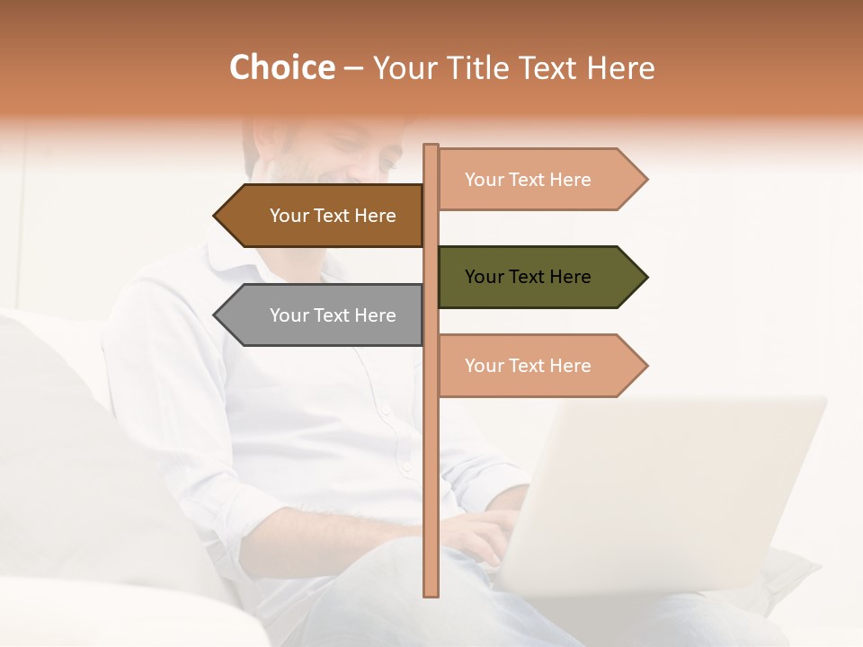 Notebook White Work PowerPoint Template