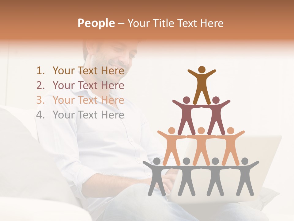 Notebook White Work PowerPoint Template