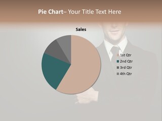 Formal Face White PowerPoint Template