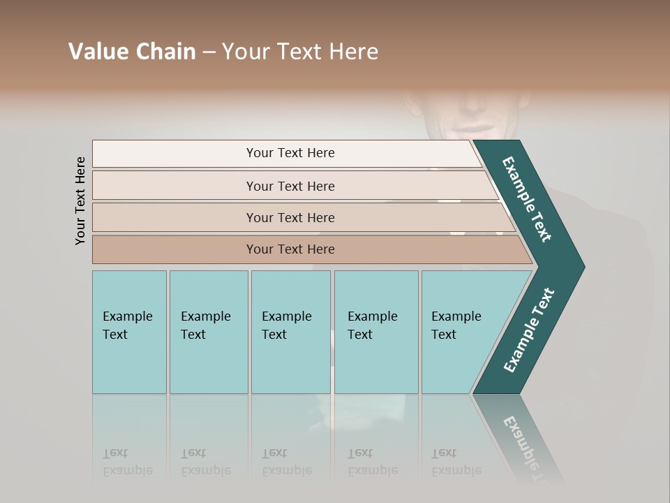 Formal Face White PowerPoint Template