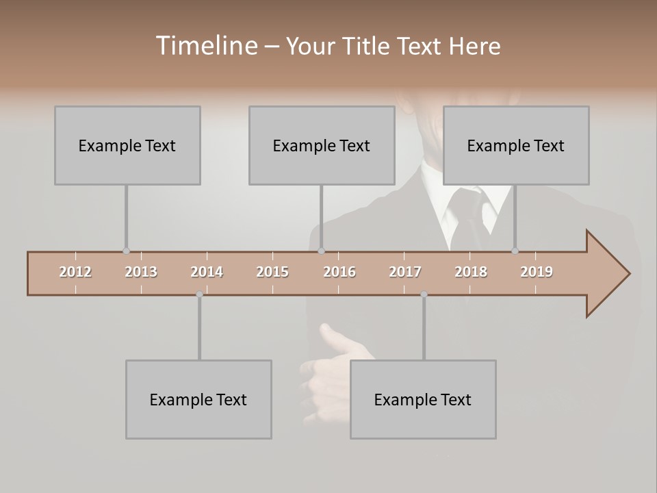 Formal Face White PowerPoint Template