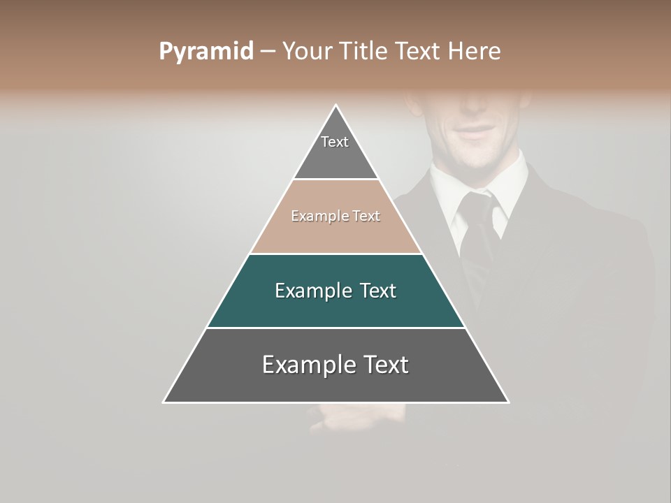 Formal Face White PowerPoint Template