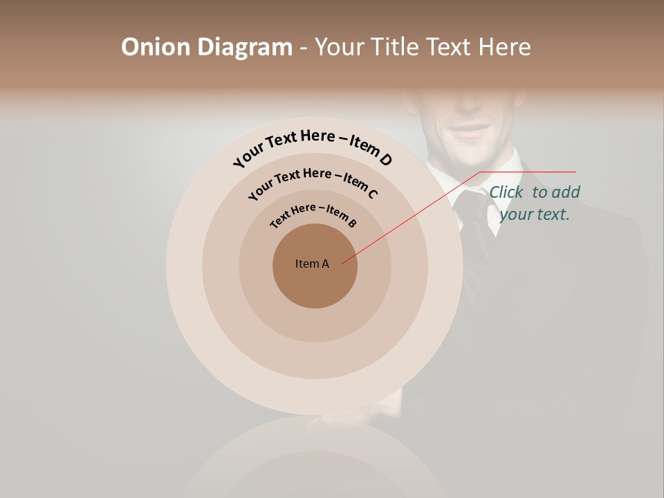 Formal Face White PowerPoint Template
