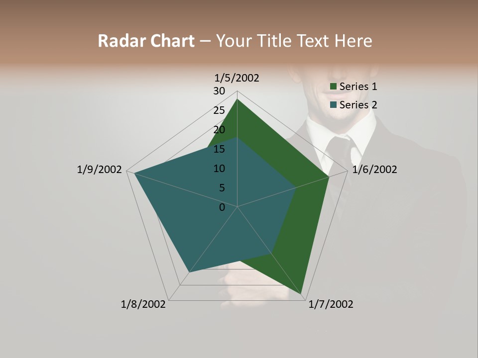 Formal Face White PowerPoint Template