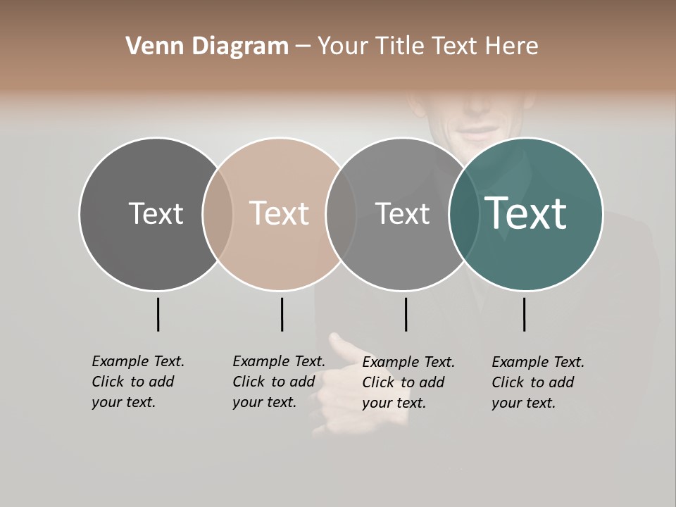 Formal Face White PowerPoint Template